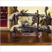 ZESTAW SREBRNYCH PISTOLETÓW POJEDYNKOWYCH ( K1102-2) HISZPANIA