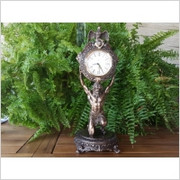 OKAZAŁY BAROKOWY ZEGAR ATLAS - VERONESE (WU75467A4) Veronese