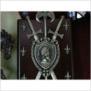 PRZEPIĘKNA RYCERSKA PANOPLIA (K5930) HISZPANIA