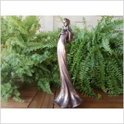 STATUETKA ŚLUBNA PANNA MŁODA Z LILIĄ VERONESE (WU73412A4) Veronese