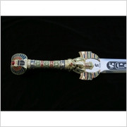 BOGATO ZDOBIONY EGIPSKI MIECZ TUTENCHAMONA 204 Płatnerze hiszpańscy