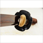 MIECZ SAMURAJSKI WAKIZASHI DO TRENINGU, STAL WYSOKOWĘGLOWA 1095 WARSTWOWANA CZERWONA DAMASCEŃSKA, R832 Kuźnia mieczy samurajskich