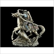 Japoński Samuraj Na Koniu w Zbroi z Łukiem WU78196A4 Veronese