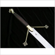 WIELKI MIECZ DWURĘCZNY SZKOCKI CLAYMORE 3510 Płatnerze hiszpańscy