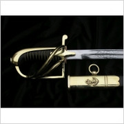 SZABLA POLSKA TRENINGOWA PAŁASZ MARYNARKI WOJENNEJ WZ.1927 PS-07 Płatnerze hiszpańscy