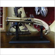 ZŁOTY NIEMIECKI SKAŁKOWIEC TRZYLUFOWY Z GŁOWĄ ORŁA 1775r (K1119-L) HISZPANIA