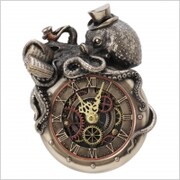 Ośmiornica na zegarze kolekcja Steampunk Veronese WU77802A4 Veronese