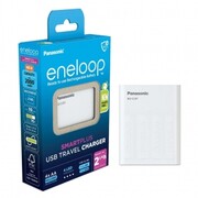 Ładowarka Panasonic Smartplus USB BQ-CC87 + 4 akumulatory ENELOOP AA 2000mAh