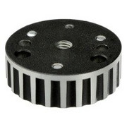 Manfrotto 120DF - Adapter platforma 60mm z podwójnym gniazdem 3/8 cala
