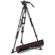 Manfrotto MVK612TWINGA - Statyw wideo Twin Alu z głowicą Nitrotech 612, dolna rozpórka