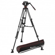 Manfrotto MVK504XTWINMA - Statyw wideo Twin Alu z głowicą MVH504X, środkowa rozpórka