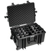 Walizka transportowa B&W outdoor.cases Typ 6800 RPD z przegrodami Czarna