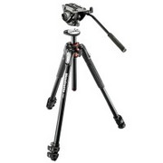 Manfrotto MT190XPRO3,MVH500AH - Statyw wideo 190 XPRO Alu 3 sekc. z głowicą MVH500AH