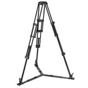 Manfrotto MVTTWINGA - Statyw wideo Twin Alu, dolna rozpórka, półkula 100/75mm