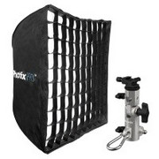 Parasolka - softbox 70x70cm Phottix Pro Easy Up HD + uchwyt Varos Pro S - WYSYŁKA W 24H