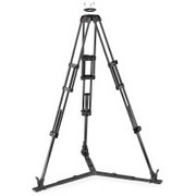 Manfrotto MVTTWINGC - Statyw wideo Twin Carbon, dolna rozpórka, półkula 100/75mm