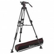 Manfrotto MVK608TWINFA - Statyw wideo Fast Twin Alu z głowicą Nitrotech 608