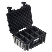 Walizka transportowa B&W outdoor.cases Typ 3000 RPD z przegrodami czarna - WYSYŁKA W 24H