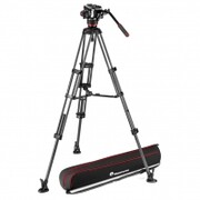 Manfrotto MVK504XTWINMC - Statyw wideo Twin Carbon z głowicą MVH504X, środkowa rozpórka