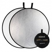 Blenda okrągła Rogue 2w1 srebrno-biała 110cm - WYSYŁKA W 24H