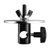 Manfrotto 179 - Adapter z gniazdem 16mm, platformą 80mm i śrubą 3/8 cala - WYSYŁKA W 24H