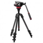 Manfrotto MVK502055CXPROV Statyw 055 Video Carbon Black z głowicą 502AH