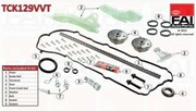 Rozrząd Łańcuch rozrządu Citroen C3 II 1.4 VTi TCK129VVT