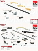 Rozrząd łańcuch rozrządu Opel Signum 2.0 Turbo TCK57 TCK3