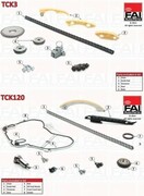Rozrząd łańcuch rozrządu Opel GT 2.0 TCK3 TCK120