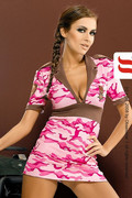 Sukienka Army dress Obsessive