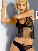 Komplet Stripedtease top Obsessive