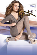 BIANCA WOOL - Rajstopy damskie wełniane Gatta