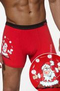 Bokserki MERRY CHRISTMAS - JUGGLER 2 czerwone Cornette