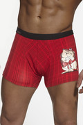 Bokserki na walentynki HUG ME czerwone Cornette