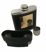 Piersiówka 210ml +3Kieliszki +GRAWER 2 GATUNEK