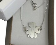 Wisiorek Koniczynka 42cm Srebro +GRAWER MOWATEX