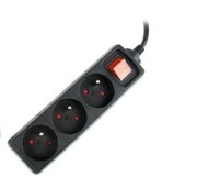 Gembird UPS listwa zasilająca 3FR/16A/C14/0.6m/czarna Gembird