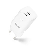 DICOTA Ładowarka GaN 45W 2xUSB-C + kabel USB-C 1.5m biała DICOTA