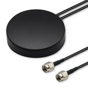 Qoltec Antena GPS+4G, GLONASS dookólna | 28dBi | 50W | 2 x SMA męski | Zewnętrzna Qoltec