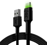 Green Cell Kabel GC Ray USB - USB-C 120 cm, podświetlenie LED Green Cell