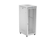 Lanberg Szafa instalacyjna rack stojąca 19 cali 42U 800x1000 drzwi perforowane LCD szara (Flat pack) Lanberg