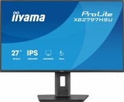 IIYAMA Monitor ProLite 27 cali XB2797HSU-B1 IPS,FHD,HDMI,DP,120Hz,2xUSBv3.2, 2xUSB-C, 350 CD, 2x2W, HAS 150/PIVOT IIYAMA