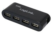 LogiLink HUB USB 2.0 4-portowy z zasilaczem, czarny LogiLink