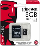 Karta pamięci Kingston MicroSDHC 8GB Class10 - zdjęcie 1