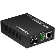 Qoltec Dwukierunkowy Media Konwerter SWITCH Ethernet 1x RJ45 1x SFP | 1000Mb/s | 5V Qoltec
