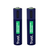 Trust Baterie akumulatory 2 sztuki AAA USB-C Trust