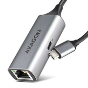 AXAGON ADE-TXPD Karta sieciowa Gigabit Ethernet adapter, USB-C 3.2 Gen 1, instalacja automatyczna, Asix AX8817, PD 100W AXAGON