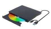 Gembird Napęd DVD na USB zewnętrzny DVD-USB-031 czarny Gembird