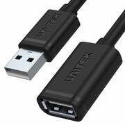 Unitek Przedłużacz USB 2.0 AM-AF, 0.5m; Y-C447GBK Unitek