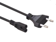 Kabel zasilający ósemka 2 pin 1,5M wtyk EU Maclean MCTV-809 - zdjęcie 1